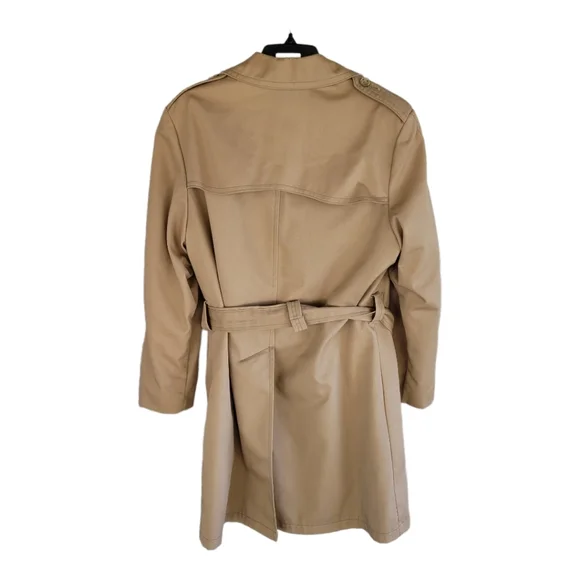 Mr. Chips vintage men's classic trench coat with Removable fur lining - Picture 5 of 14